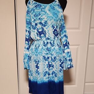 International concepts boho tie dye dress